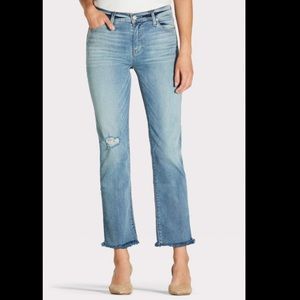 NWT Hudson Nico Raw Hem Crops